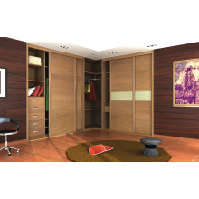 2015 Hot Sale Corner Sliding Door Wardrobe (TX036)